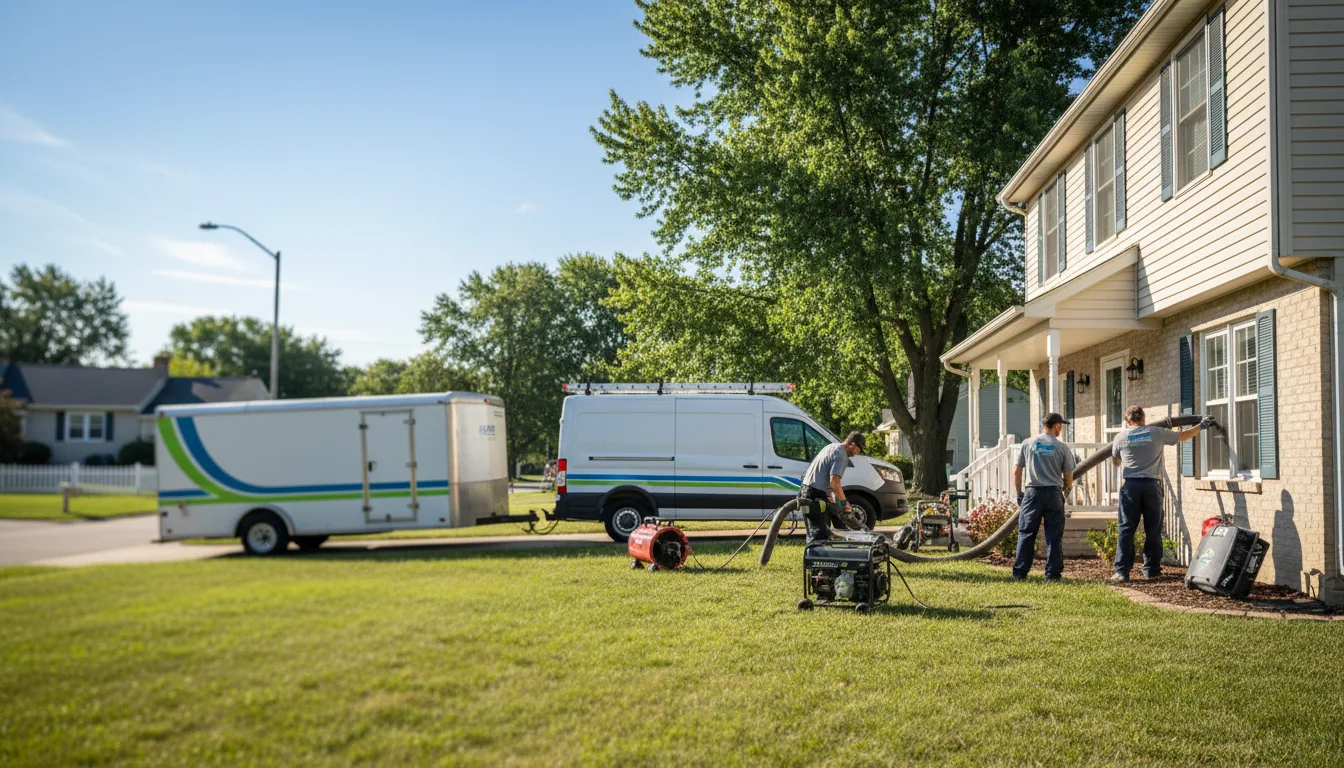Flooded Basement Restoration And Cleanup With Repair in Beverly, KS near me